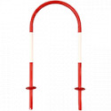 Archetto antisosta Bianco Rosso tubo diametro 33 mm