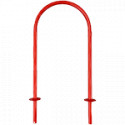 Archetto antisosta rosso tubo diametro 33 mm