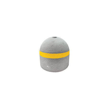 Base cemento con foro diametro 48 kg 210 + banda gialla