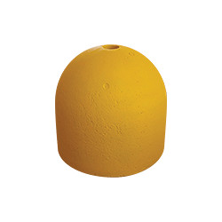 Base cemento con foro diametro 48 per palo colore giallo