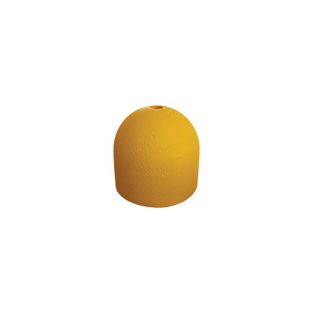 Base cemento con foro diametro 48 per palo colore giallo