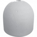 Base cemento con foro diametro 60mm per palo, colore grigio