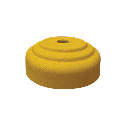 Base cemento Kg 31 per paletti parapedonali d. 48 colore GIALLO