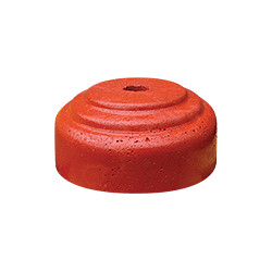 Base cemento Kg 31 per paletti parapedonali diametro 60 colore ROSSO