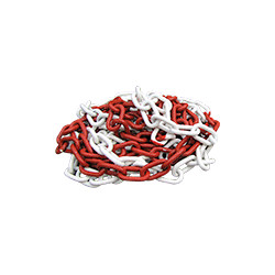 Catena acciaio zincato e verniciata bianco / rosso