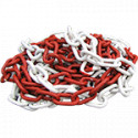 Catena acciaio zincato e verniciata bianco / rosso