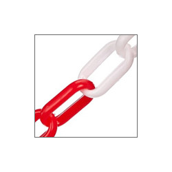 Catena plastica colore bianco rosso