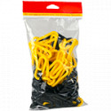 Catena 5 mt gialla/nera diam. 6 mm