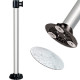 Palo in alluminio con nastro da 5 mt e base magnetica