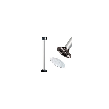 Palo in alluminio con nastro da 5 mt e base magnetica