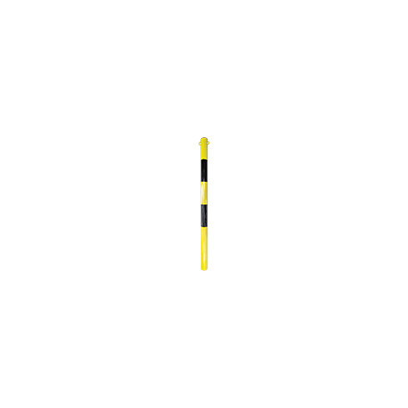 Paletto parapedonale giallo nero diametro 48