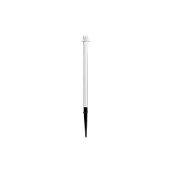 Paletto PVC bianco H 60 cm con puntale