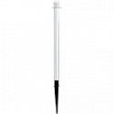 Paletto PVC bianco H 60 cm con puntale