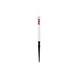 Paletto PVC bianco H 60 cm con puntale con scritta GPL