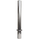 Paletto parapedonale acciaio inox satinato h. cm. 100 paracarro