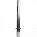Paletto parapedonale acciaio inox satinato h. cm. 100 paracarro