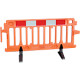 Barriera in polietilene alta densita' SAFE IN colore ARANCIO