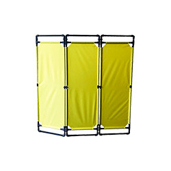 Barriera 3 moduli neutri colore giallo dimensioni cm 180x70 (hxl) 6 kg