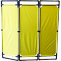 Barriera 3 moduli neutri colore giallo dimensioni cm 180x70 (hxl) 6 kg