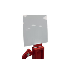 Pinza porta cart. per barriera estensib.