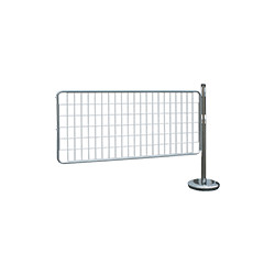 Kit estensione acciaio c. rete mm 1500x1000 h per BARVR13S