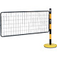 Kit estensione acciaio verniciato G/N c. rete 1500x1000 per BARVR13YN