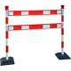 Kit 2 colonnine h. mm 950 piu' 2 barre 1200x100x20 base appesantita