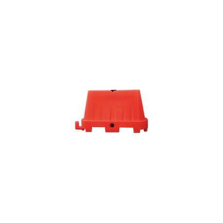 Barriera stradale impilabile polietilene rosso