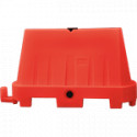 Barriera stradale impilabile polietilene rosso