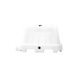 Barriera stradale impilabile polietilene bianco