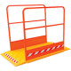 Passerella pedonale colore giallo peso kg. 28 cm 140x80x5h.