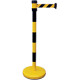 Colonnina tendinastro giallo/nera nastro mm 210 x 50 h giallo/nero