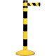 Colonnina tendinastro giallo/nera nastro mm 210 x 50 h giallo/nero