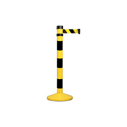 Colonnina tendinastro giallo/nera nastro mm 210 x 50 h giallo/nero