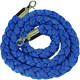 Cordone da m. 2 in poliestere BLU attacchi ottone per colonnina ottone