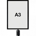 Porta avvisi A3 verticale per colonnine SAFE IN