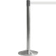 Colonnina SAFE IN modello BASIC acciaio spazzolato nastro BIANCO