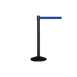 Colonnina SAFE IN modello BASIC nera opaca con nastro BLU
