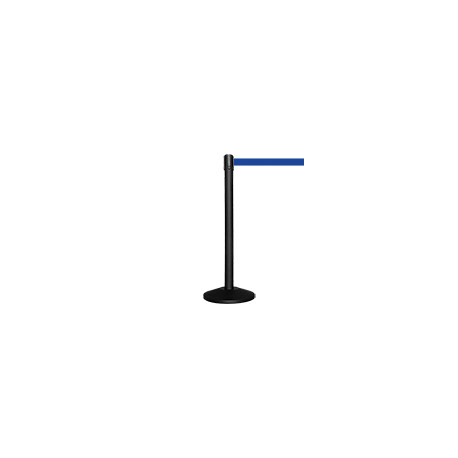 Colonnina SAFE IN modello BASIC nera opaca con nastro BLU