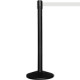 Colonnina SAFE IN modello BASIC nera opaca con nastro BIANCO