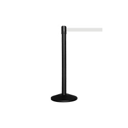 Colonnina SAFE IN modello BASIC nera opaca con nastro BIANCO