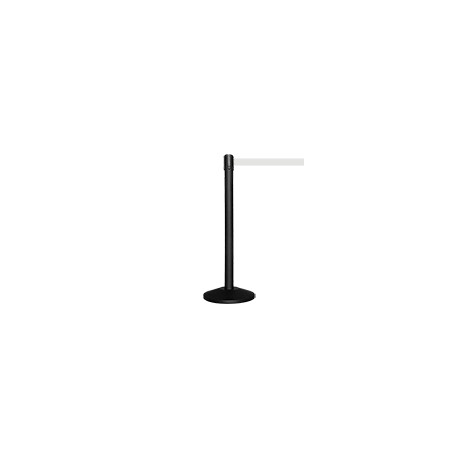 Colonnina SAFE IN modello BASIC nera opaca con nastro BIANCO