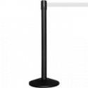 Colonnina SAFE IN modello BASIC nera opaca con nastro BIANCO