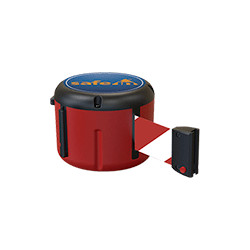 Testina SAFE IN in polipropilene con nastro 10 mt colore ROSSO/BIANCO
