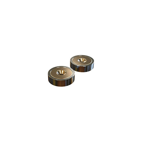 Confezione 2 magneti per rendere magnetico il supporto a muro TSMS15