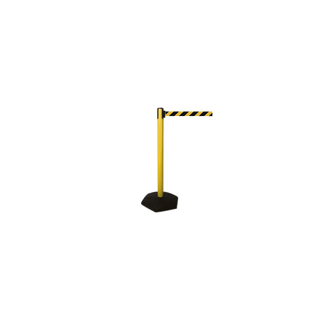Colonnina SAFE IN modello OUTDOOR colore giallo nastro GIALLO/NERO
