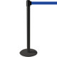 Colonnina SAFE IN modello PLUS nera opaca con nastro BLU
