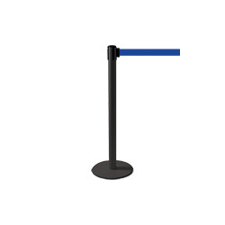 Colonnina SAFE IN modello PLUS nera opaca con nastro BLU