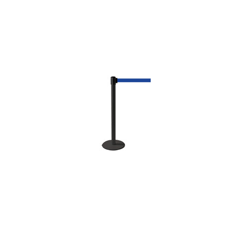 Colonnina SAFE IN modello PLUS nera opaca con nastro BLU