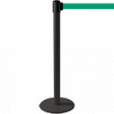 Colonnina SAFE IN modello PLUS nera opaca con nastro VERDE